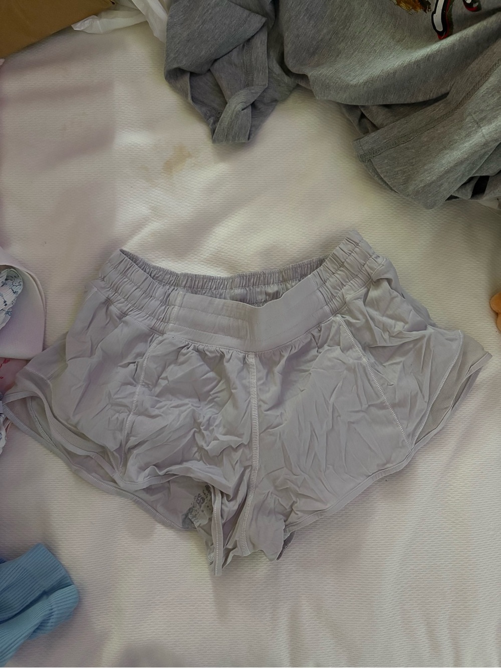 lululemon White Hotty Hot Shorts